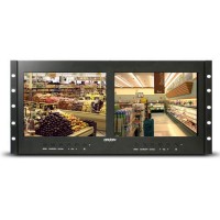 Orion Images 9RCRD 9.5" Dual 5U Rack Mount Ready LCD CCTV Monitor